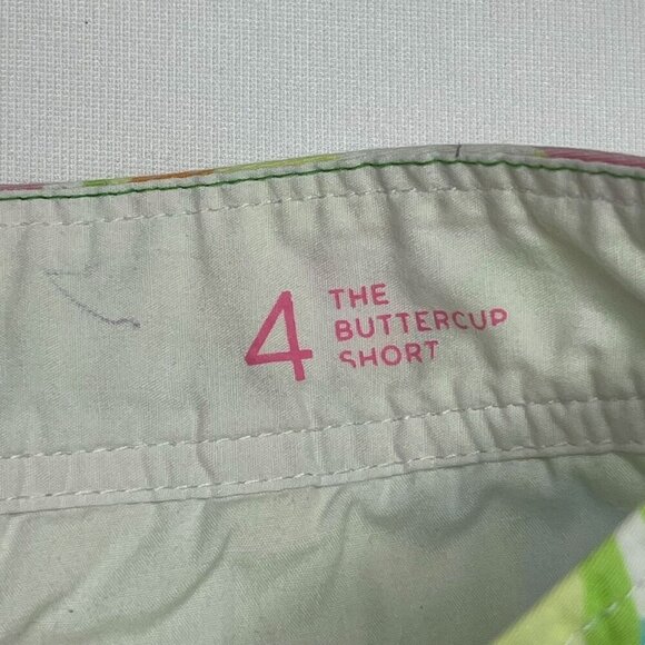Lilly Pulitzer Buttercup Scallop Shorts Elephant Ear Size 4 - Picture 5 of 8